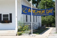 Anchor Day Banner at the Township Hall